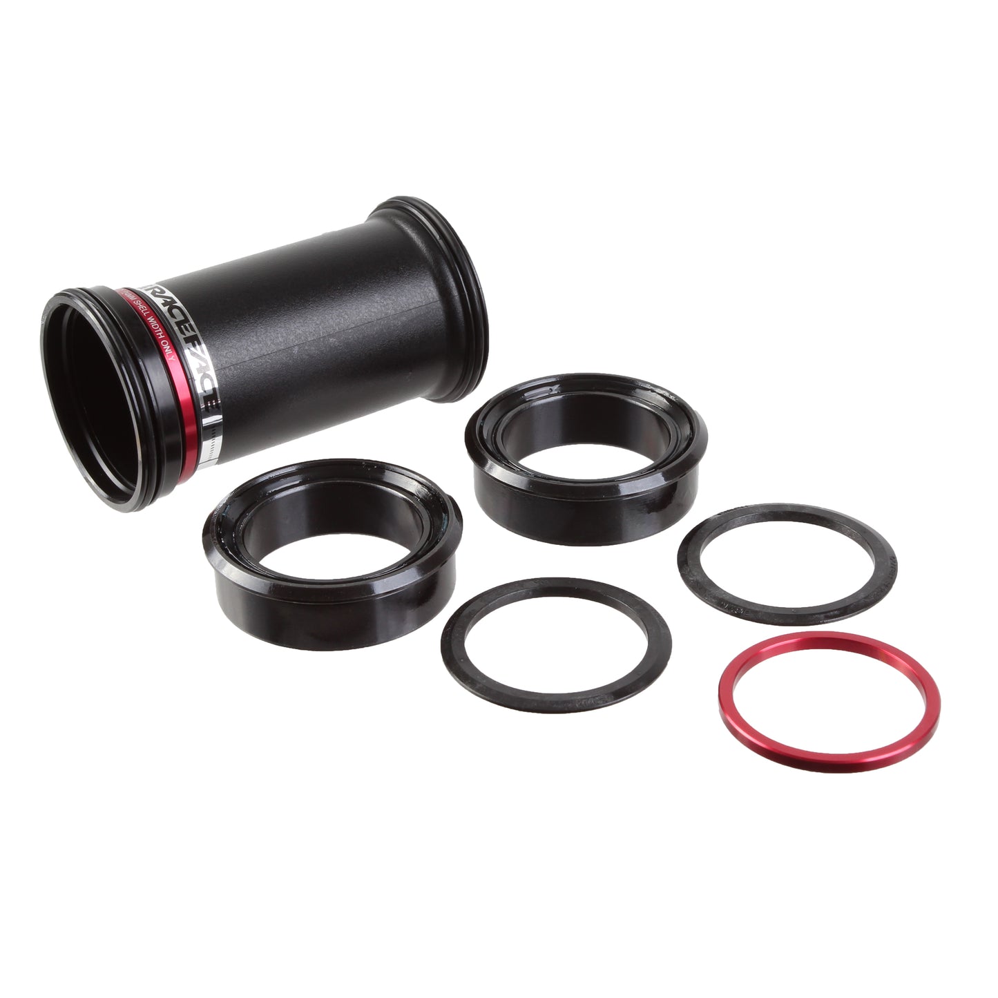Bottom Brackets Race Face RaceFace CINCH BB92 Bottom Bracket 41mm ID x 92mm Shell x 30mm Spindle Double Row Bearing External Seal Dark Slate Gray