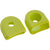 Crank Bolts and Parts Race Face RaceFace Crank Boots - For Alloy Cranks Green 2-Pack Yellow Green