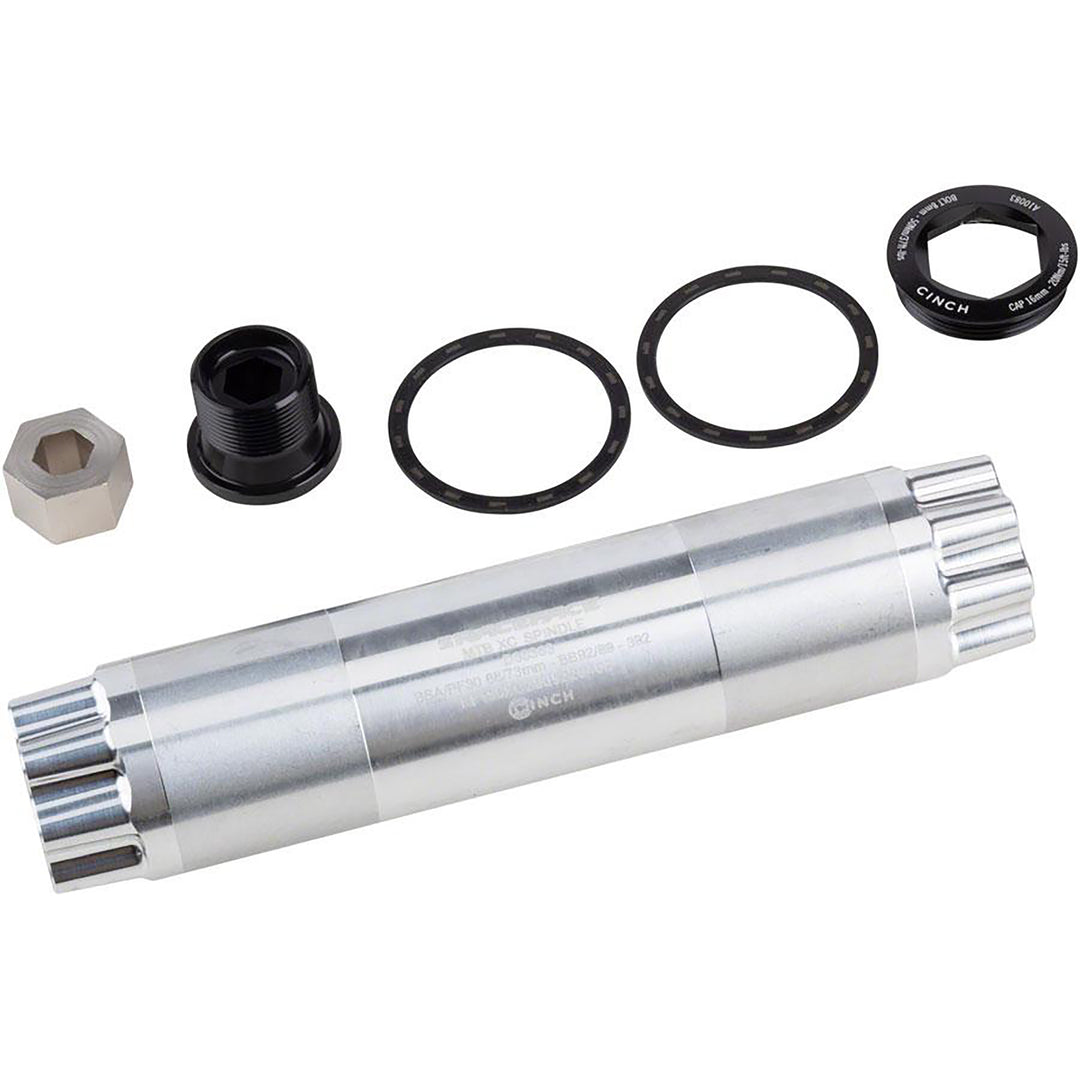 Spindle Race Face RaceFace Next SL/Next R/Turbine CINCH Spindle Kit - 30mm x 136.5mm RF136 Light Gray