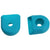 Crank Bolts and Parts Race Face RaceFace Crank Boots: For Carbon Cranks 2-Pack Turquoise Light Sea Green