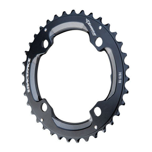 Chainrings Race Face RaceFace Turbine 11-Speed Chainring: 104mm BCD 34t Black Dark Slate Gray