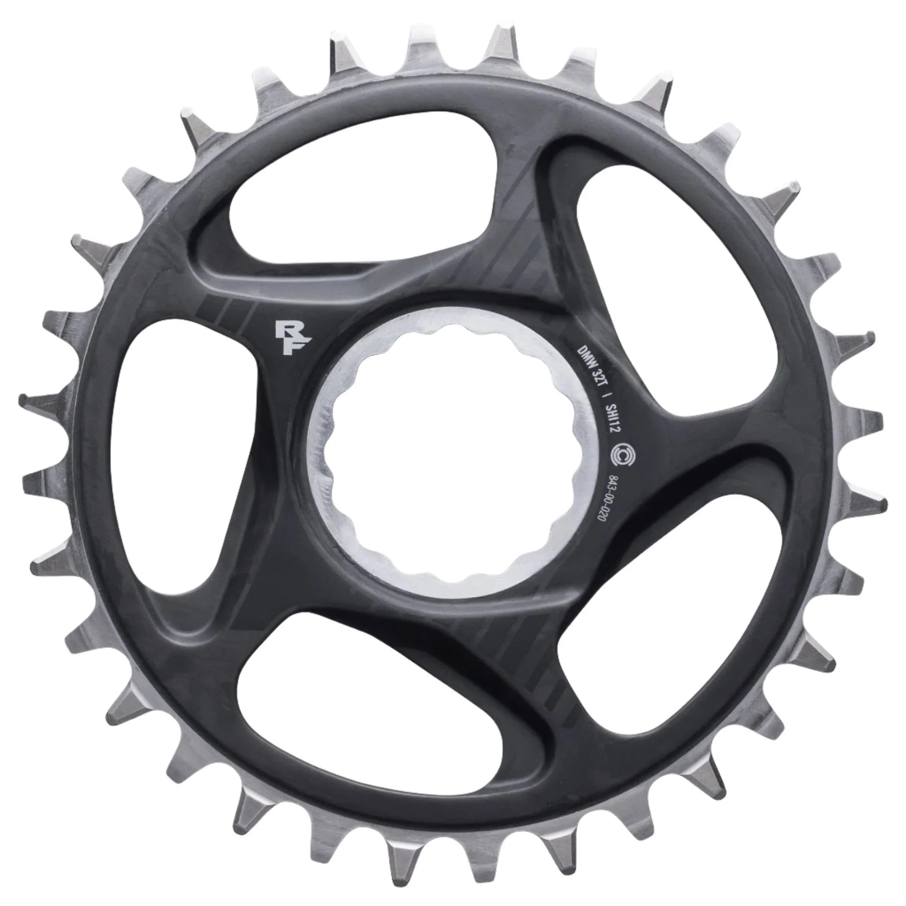 Chainrings Race Face RaceFace ERA Direct Mount Chainring - 30t DM CINCH For Shimano 12-Speed HG+ Compatible Chain BLK Dark Slate Gray