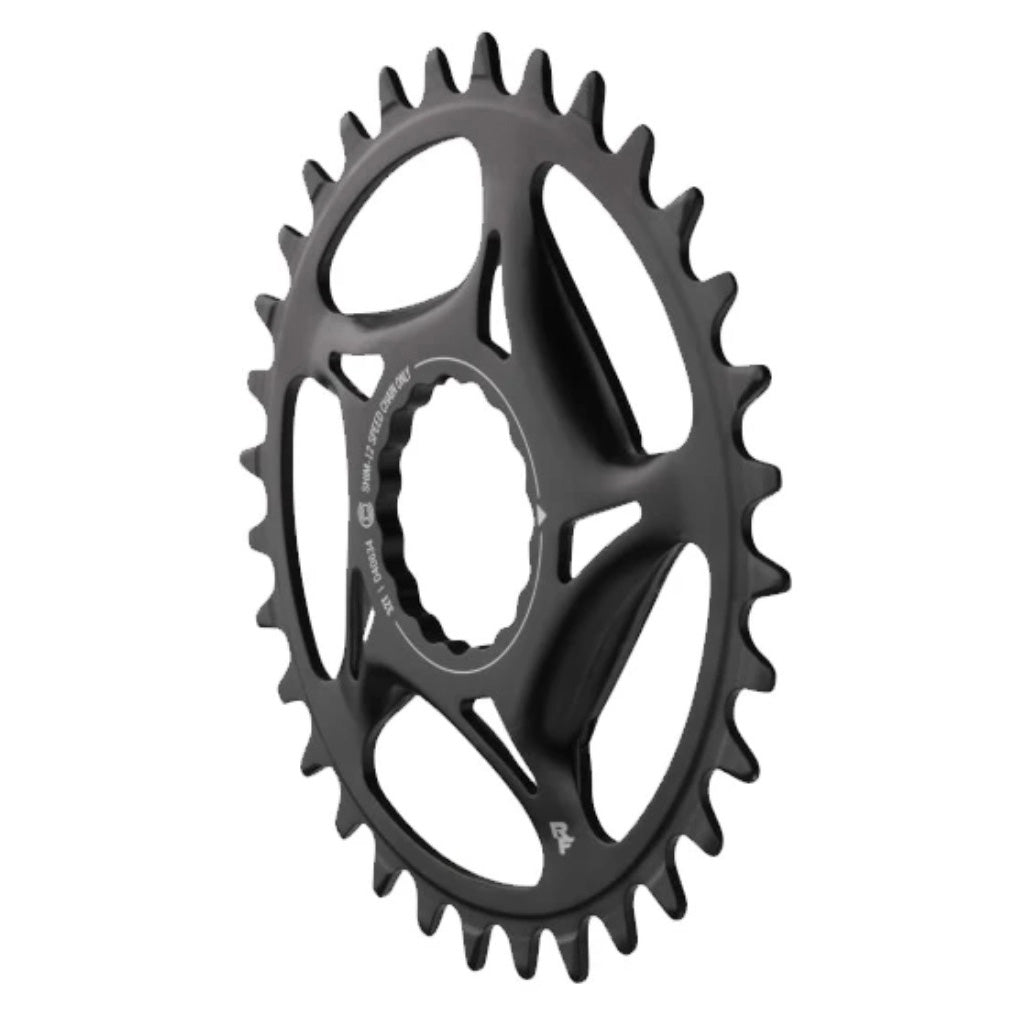 Chainrings Race Face RaceFace Narrow Wide Direct Mount CINCH Steel Chainring - Shimano 12-Speed requires Hyperglide+ compatible chain 30t BLK Dark Slate Gray