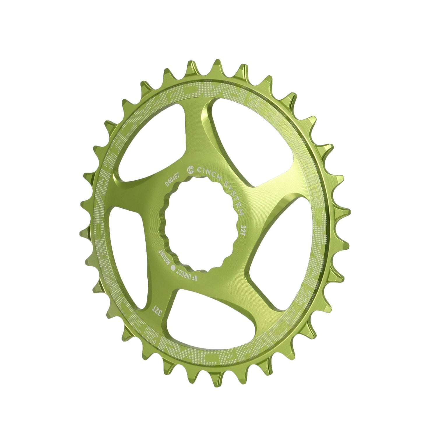 Chainrings Race Face RaceFace Narrow Wide Chainring: Direct Mount CINCH 32t Green Dark Khaki