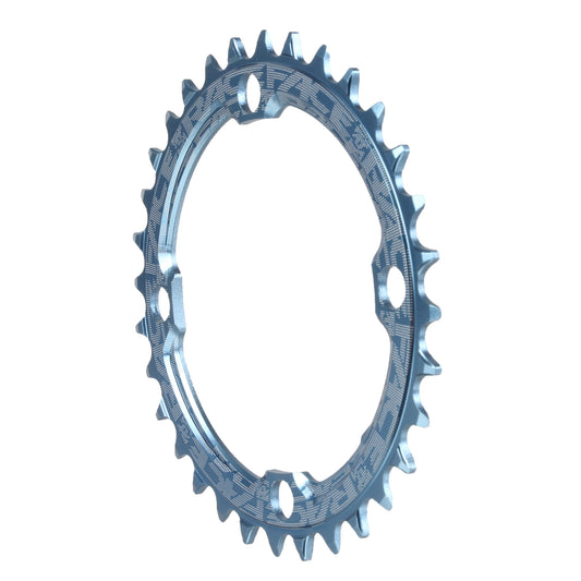 Chainrings Race Face RaceFace Narrow Wide Chainring: 104mm BCD 32t Blue Slate Gray
