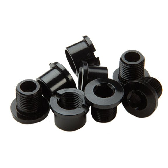 Chainring Bolts and Hardware Race Face RaceFace Chainring Bolt/Nut Pack Aluminum Torx Single/Double Ring Set Black