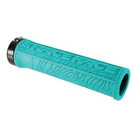 Grips Race Face RaceFace Half Nelson Grips - Turquoise Lock-On Light Sea Green