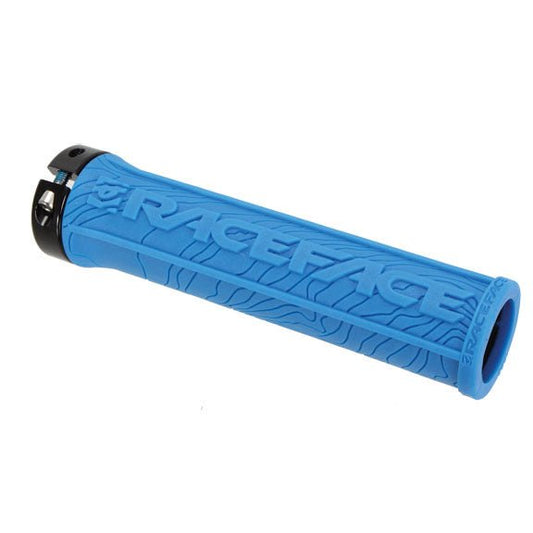 Grips Race Face RaceFace Half Nelson Grips - Blue Lock-On Steel Blue
