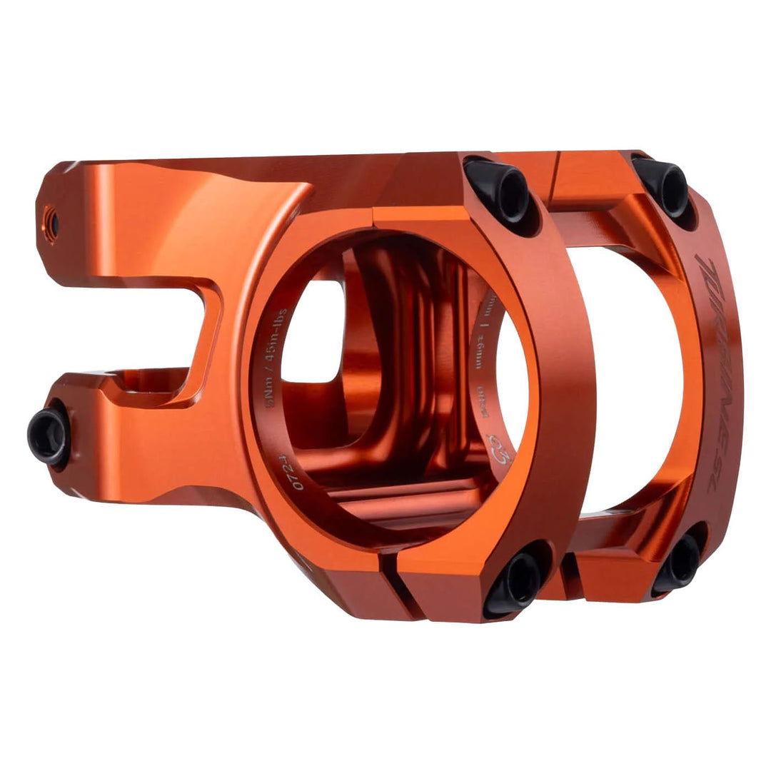 Stems Race Face Race Face Turbine-SL Stem (35.0) 0/6mm x 50mm Orange Saddle Brown