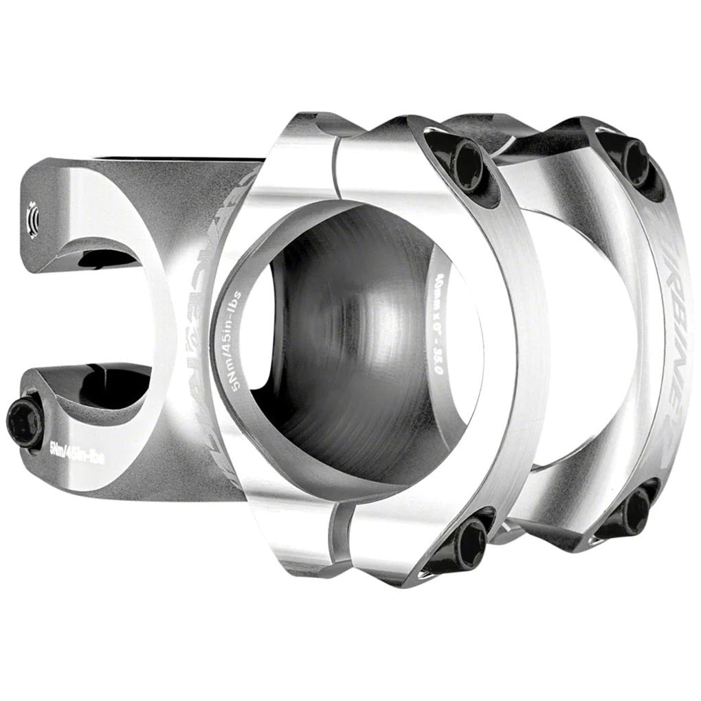 Stems Race Face RaceFace Turbine R 35 Stem - 50mm 35mm Clamp +/-0 1 1/8" Silver Gray