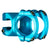 Stems Race Face RaceFace Turbine R 35 Stem - 50mm 35mm Clamp +/-0 1 1/8" Turquoise Dark Turquoise