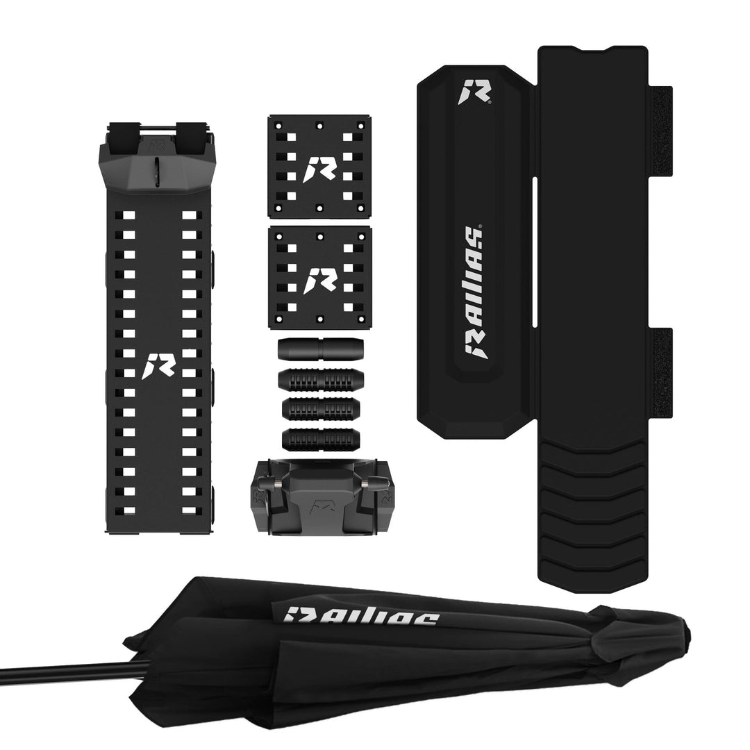Railias Pro Truck System Short SportRail Black 
