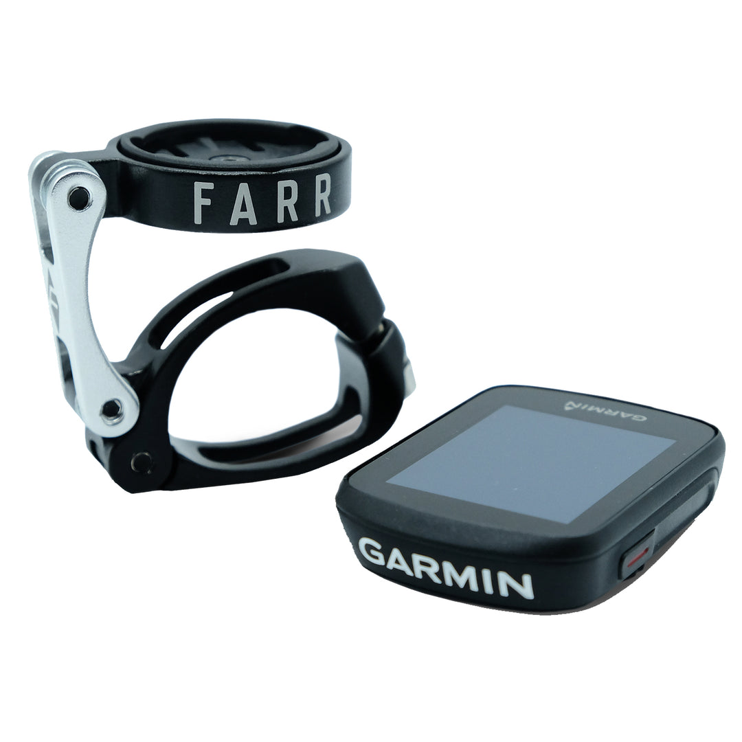 Computers and Accessories Ridefarr Ridefarr GPS Mount Carbon Aero Bolt-On -  Black Dark Slate Gray