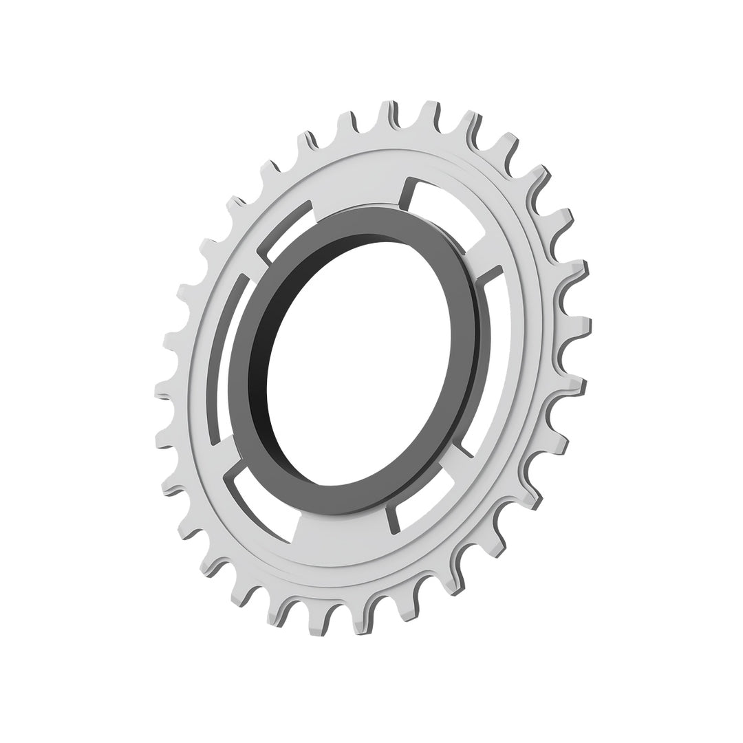 Chainrings Rimpact Rimpact Chain Damper Chainring 32t Silver Light Gray