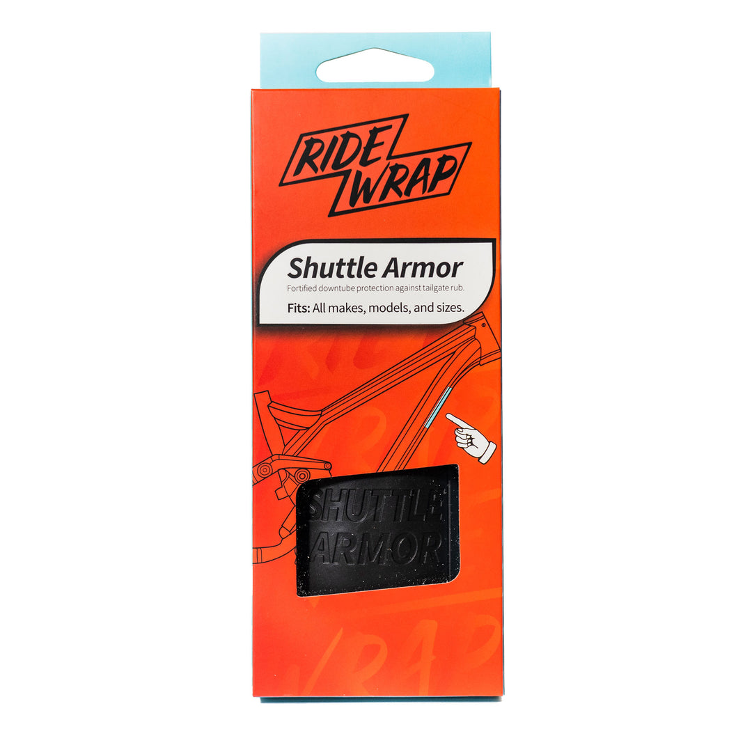 Chainstay/Frame Protection RideWrap RideWrap Shuttle Armor - Matte Black Black