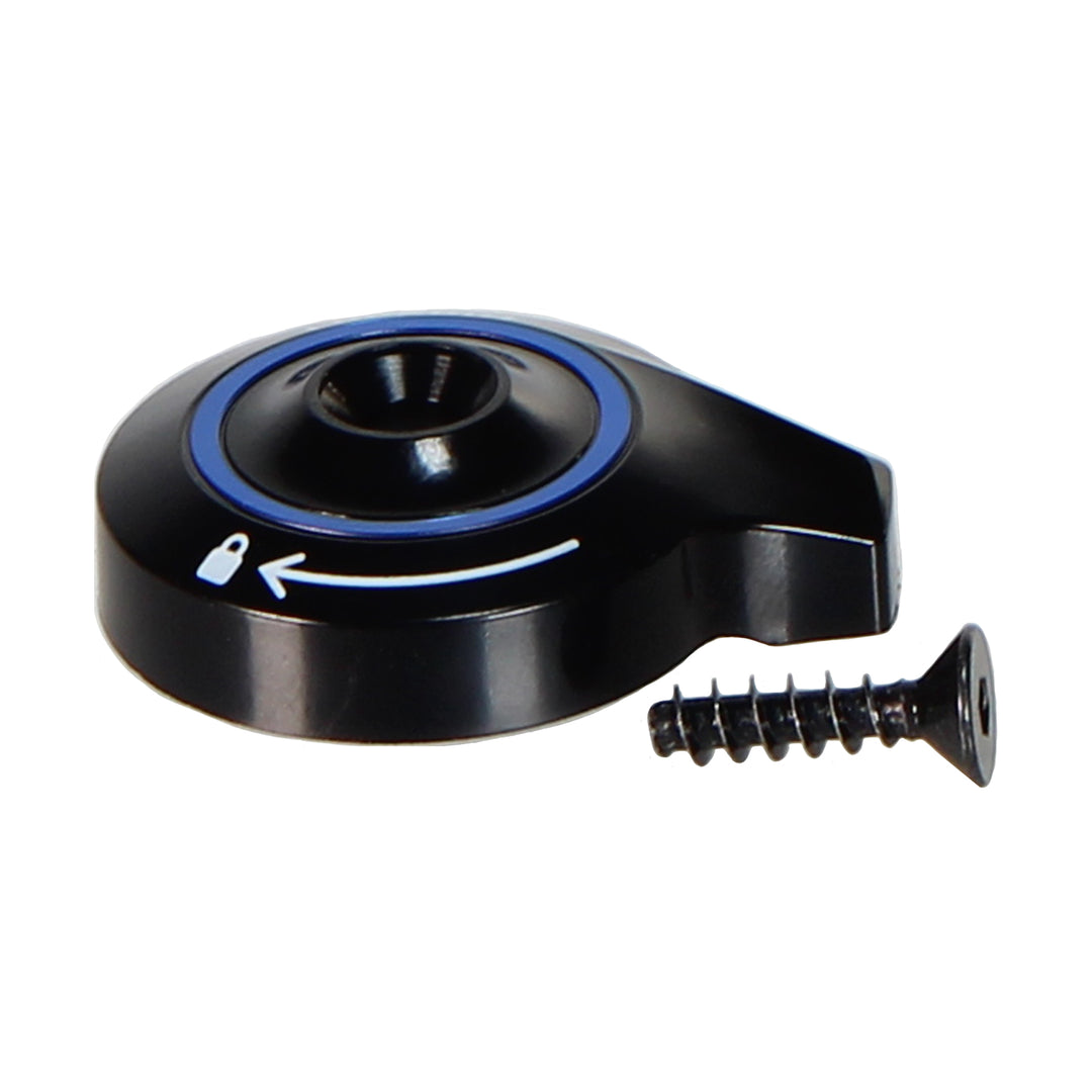 Adjuster Knob & External Hardware RockShox RockShox Fork Compression Damper Knob Kit - Crown Turnkey Lockout Damper XC30 TK B3-B4 30S TK A5 Judy S TK A2 Recon TK A2-B1 Black