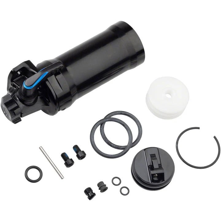 Rear Shock Parts & Service Kits RockShox RockShox Rear Shock Reservoir Assembly - 68mm 380 Lock Super Deluxe Air/Coil RCT A1+ 37.5-65 Dark Slate Gray