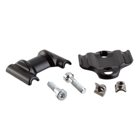 Seatpost Parts and Accessories RockShox RockShox Saddle Rail Clamp Kit w/ Bolts Reverb Dark Slate Gray