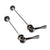 Wheel Skewers & Thru-Axles Reynolds Reynolds Front QR Skewer Upper Level Dark Slate Gray