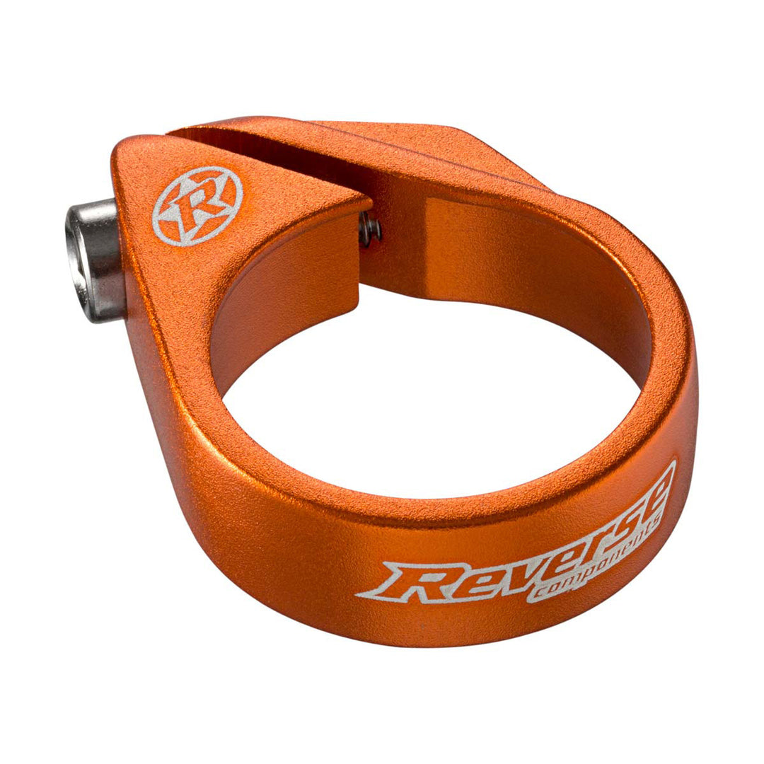 Reverse Bolt Seatpost Clamp 34.9mm Orange