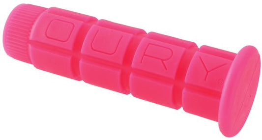 Grips Oury Grips Oury Single Compound Grips - Neon Pink Pale Violet Red