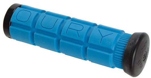 Grips Oury Grips Oury Lock-On Bonus Pack Grips - Blue Lock-On Steel Blue