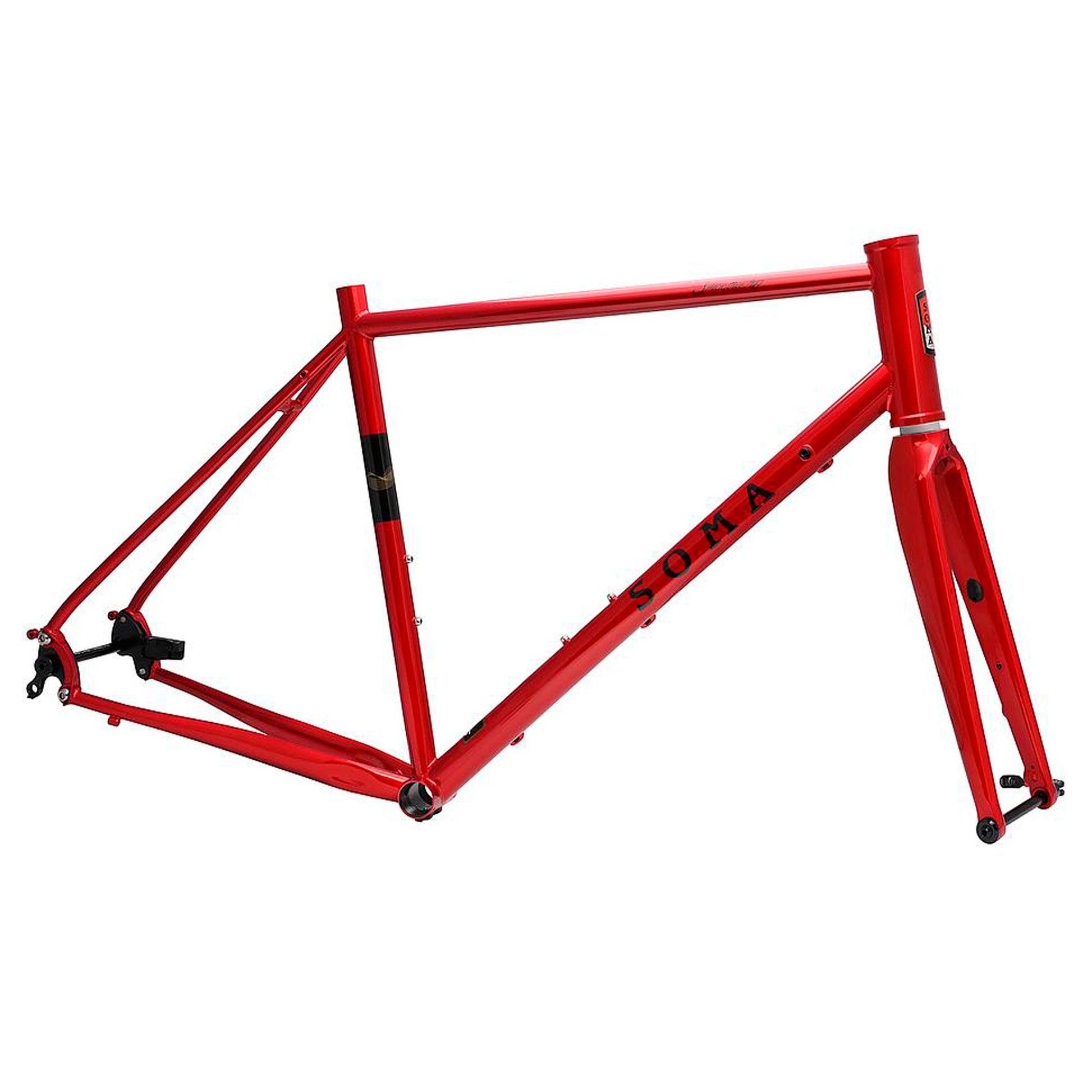 Framesets Soma Soma Smoothie HP Road Frameset  58cm - Candy Apple Red Firebrick