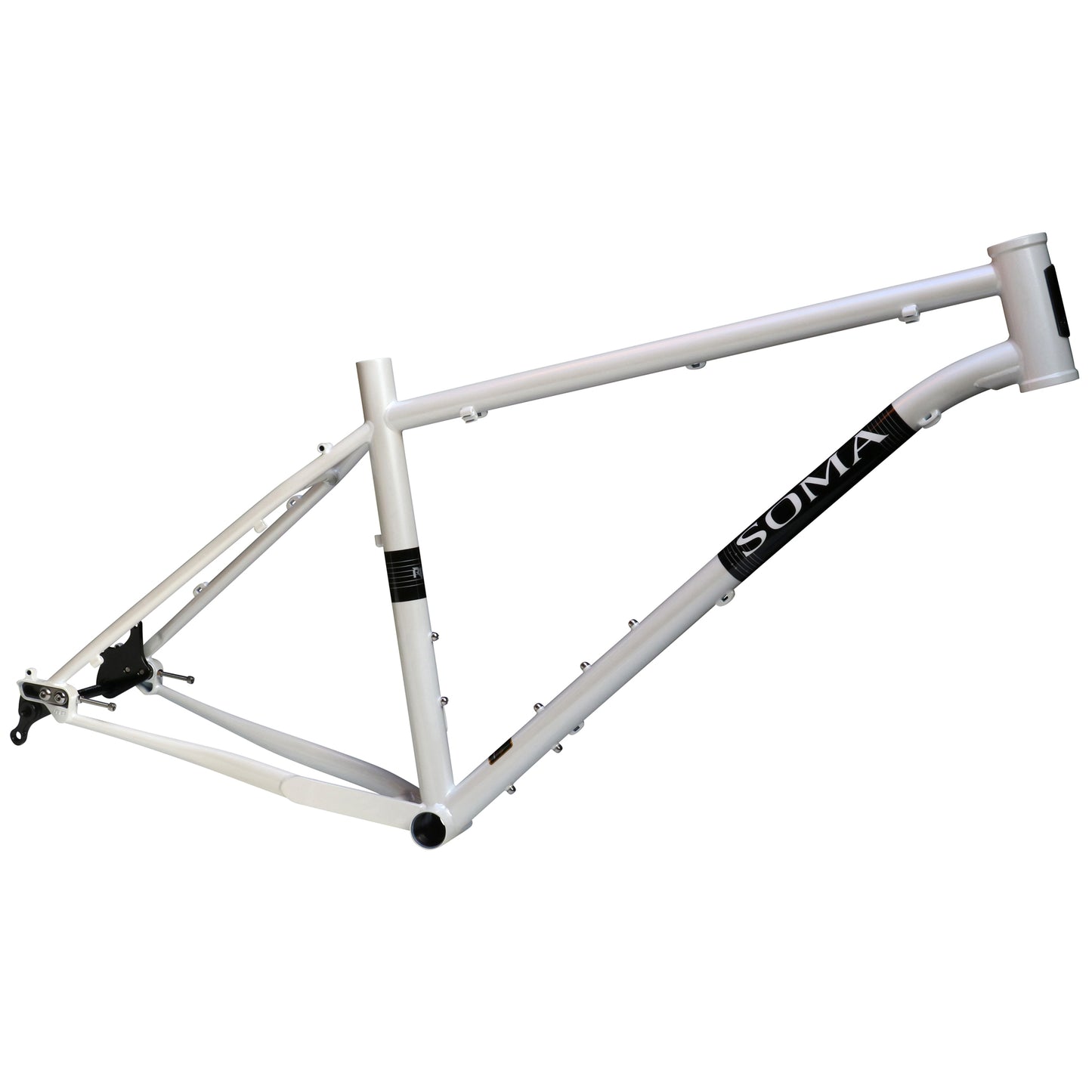 Framesets Soma Soma Riff 27.5" Frame X Small  Pearl White Gray