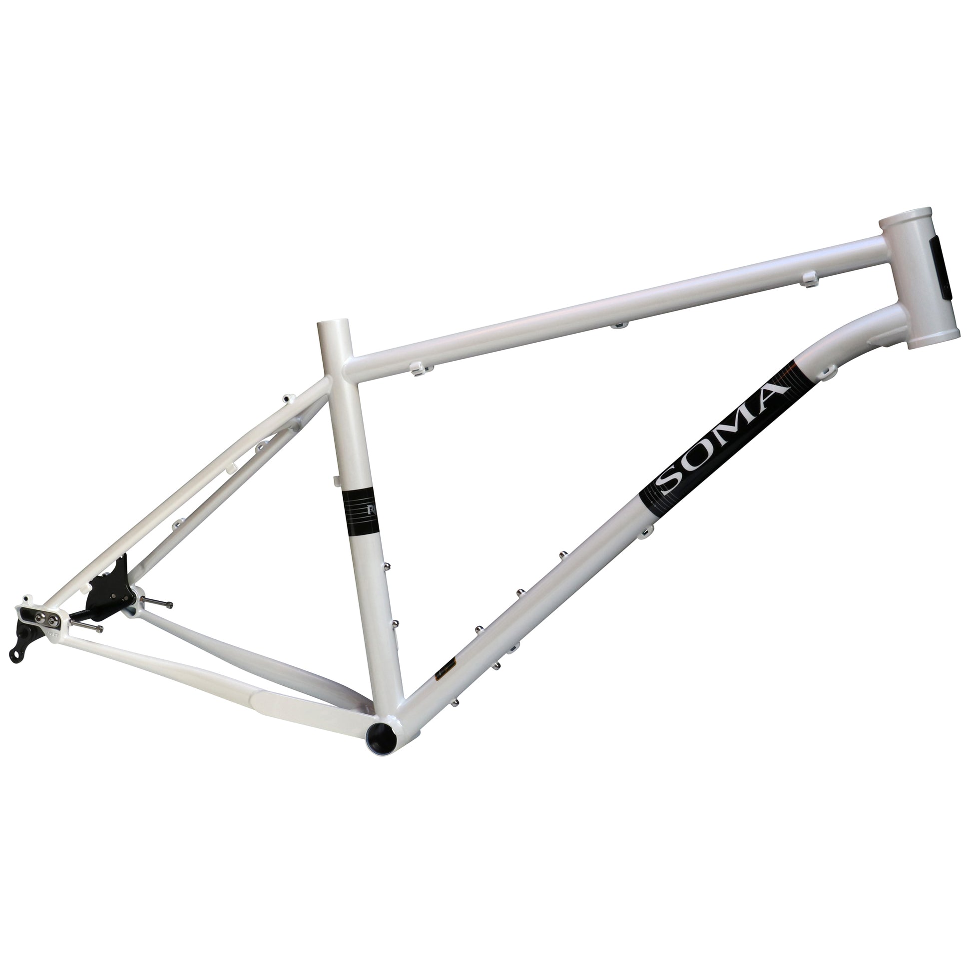 Framesets Soma Soma Riff 27.5" Frame X Small  Pearl White Gray