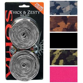 Bar Tape Soma Soma Thick and Zesty Striated Bar Tape Green Camo Dark Slate Gray