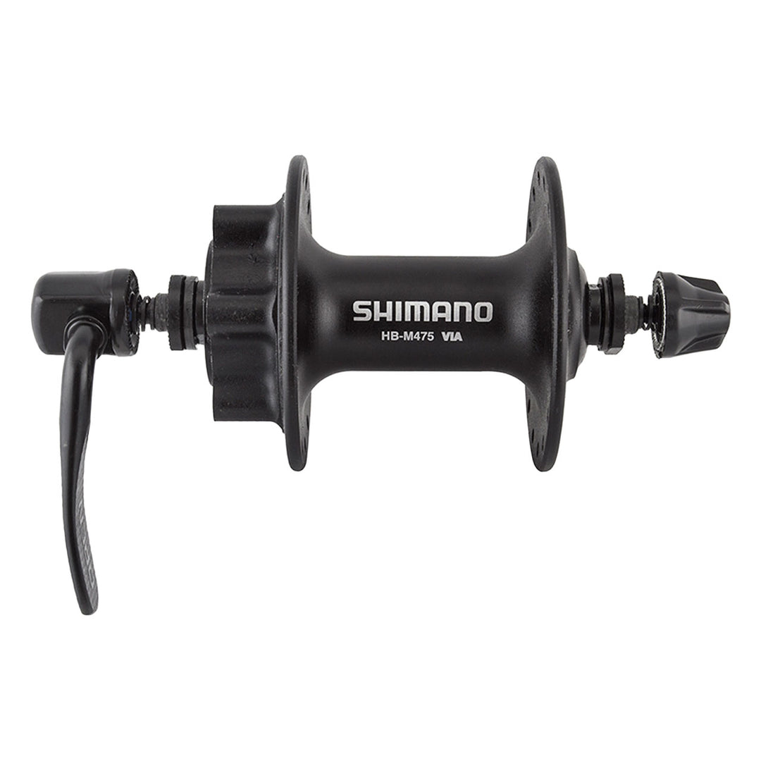 Hubs Shimano Shimano FSC  Deore M475 IS-Disc Front Hub 9x100 QR 32h > Dark Slate Gray