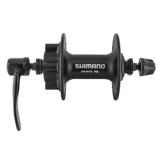 Hubs Shimano Shimano FSC  Deore M475 IS-Disc Front Hub 9x100 QR 32h > Dark Slate Gray