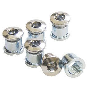 Nuts & Bolts Sugino Sugino Double 403 Chainring Bolt/Nut Set M8x8.5 10/Pcs Light Gray