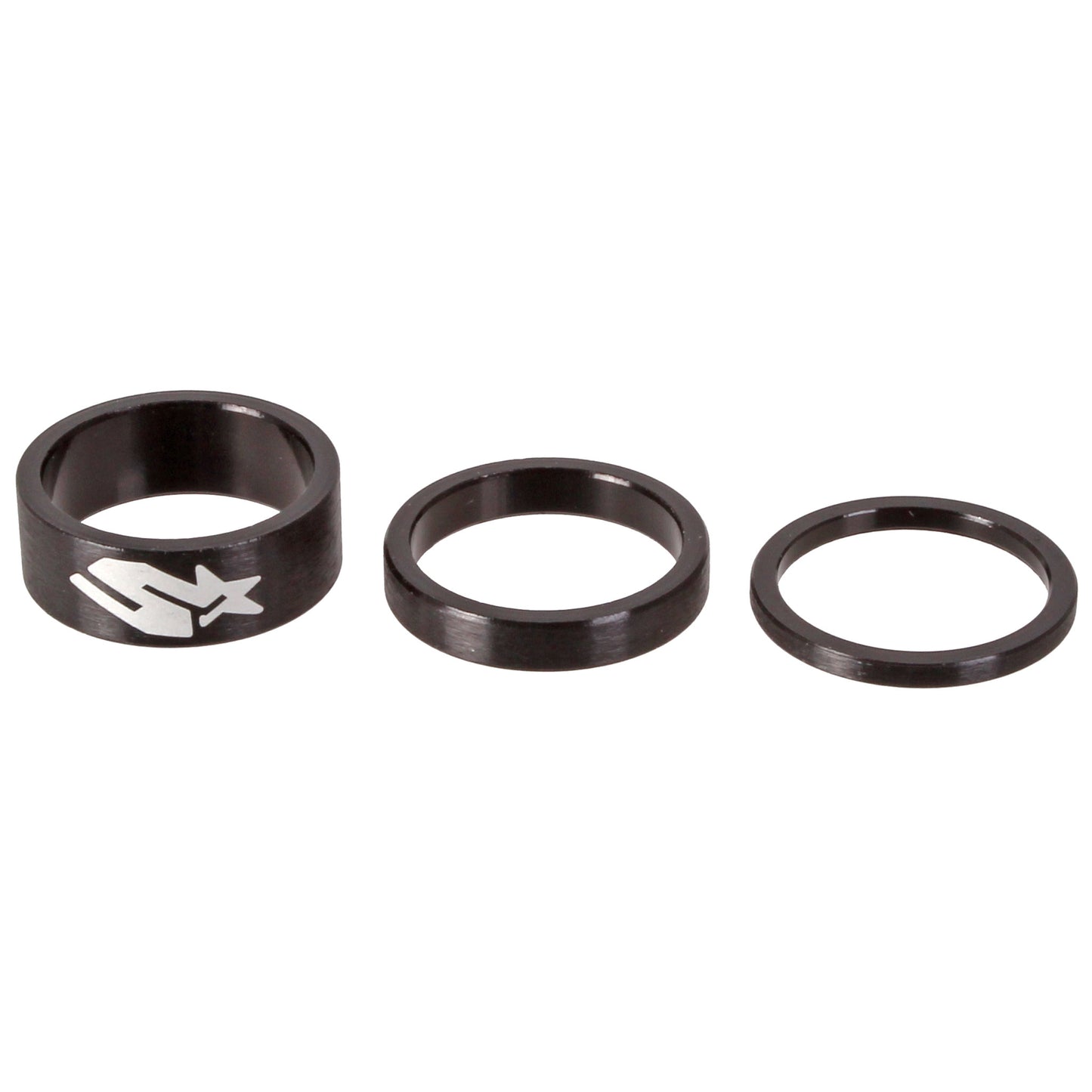Headset Spacers Spank Spank Headset Spacer Kit 3/6/12mm Set - Black Dark Slate Gray