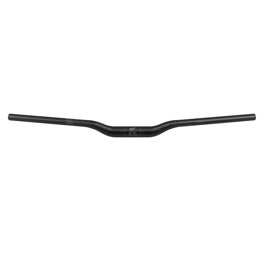 Flat/Riser Handlebar Spank Spank Spike 35 Vibrocore Riser Bar 35 x 820mm 25mm Rise Black Dark Slate Gray