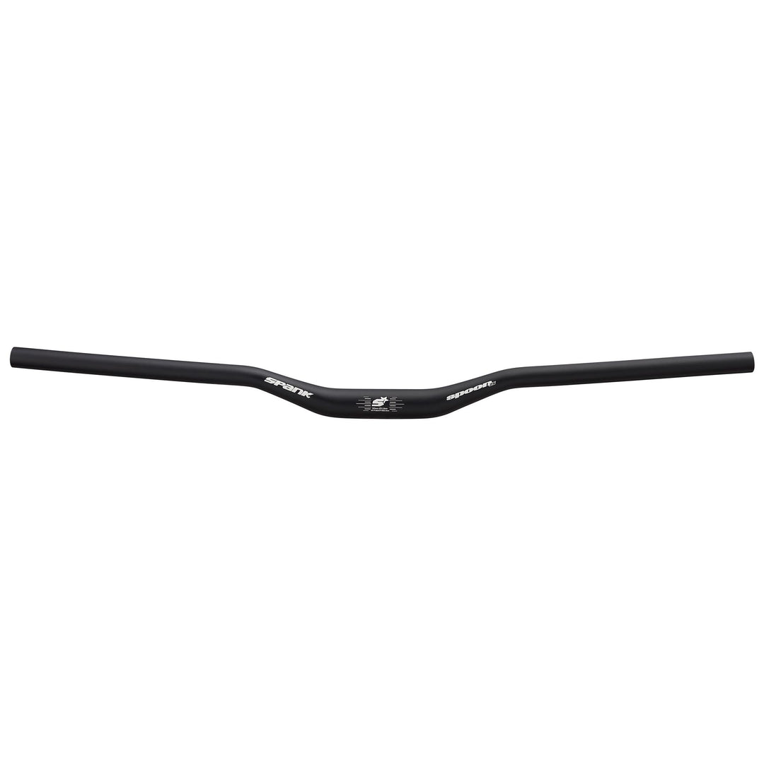 Flat/Riser Handlebar Spank Spank Spoon 25 Handlebar 25mm Rise Black Dark Slate Gray