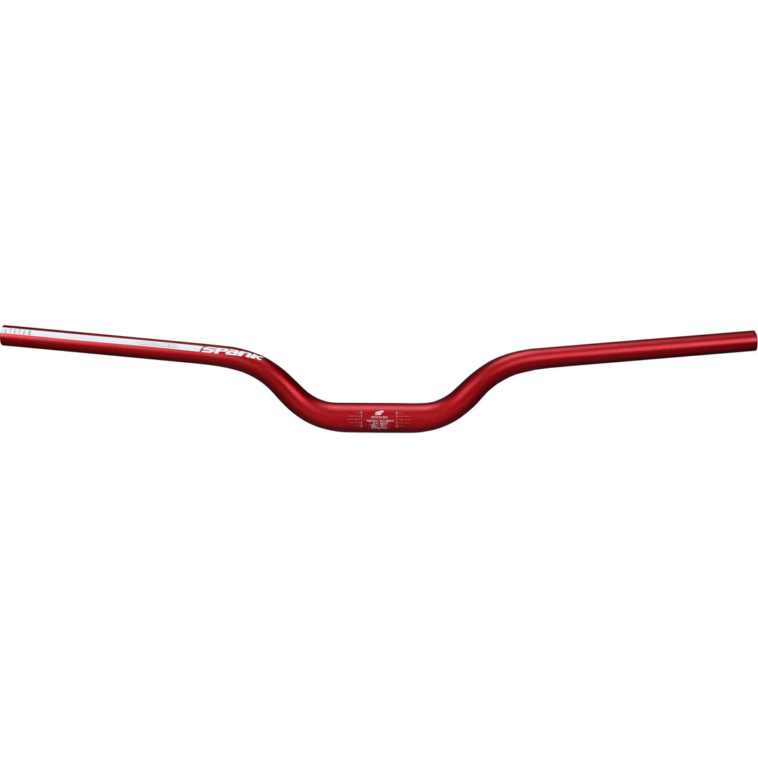 Flat/Riser Handlebar Spank Spank SPOON 800 SkyScraper Handlebar - 31.8mm Clamp 60mm Rise Red Brown