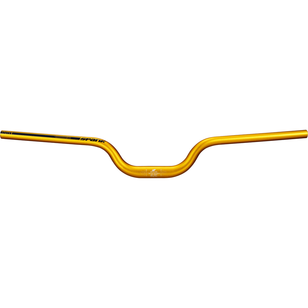 Flat/Riser Handlebar Spank Spank Spoon 800 Riser Bar (31.8) 75mm/800mm Gold Goldenrod