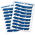 Wheel Parts & Accessories Spank Spank Spank Rim Decals - Blue Dark Cyan