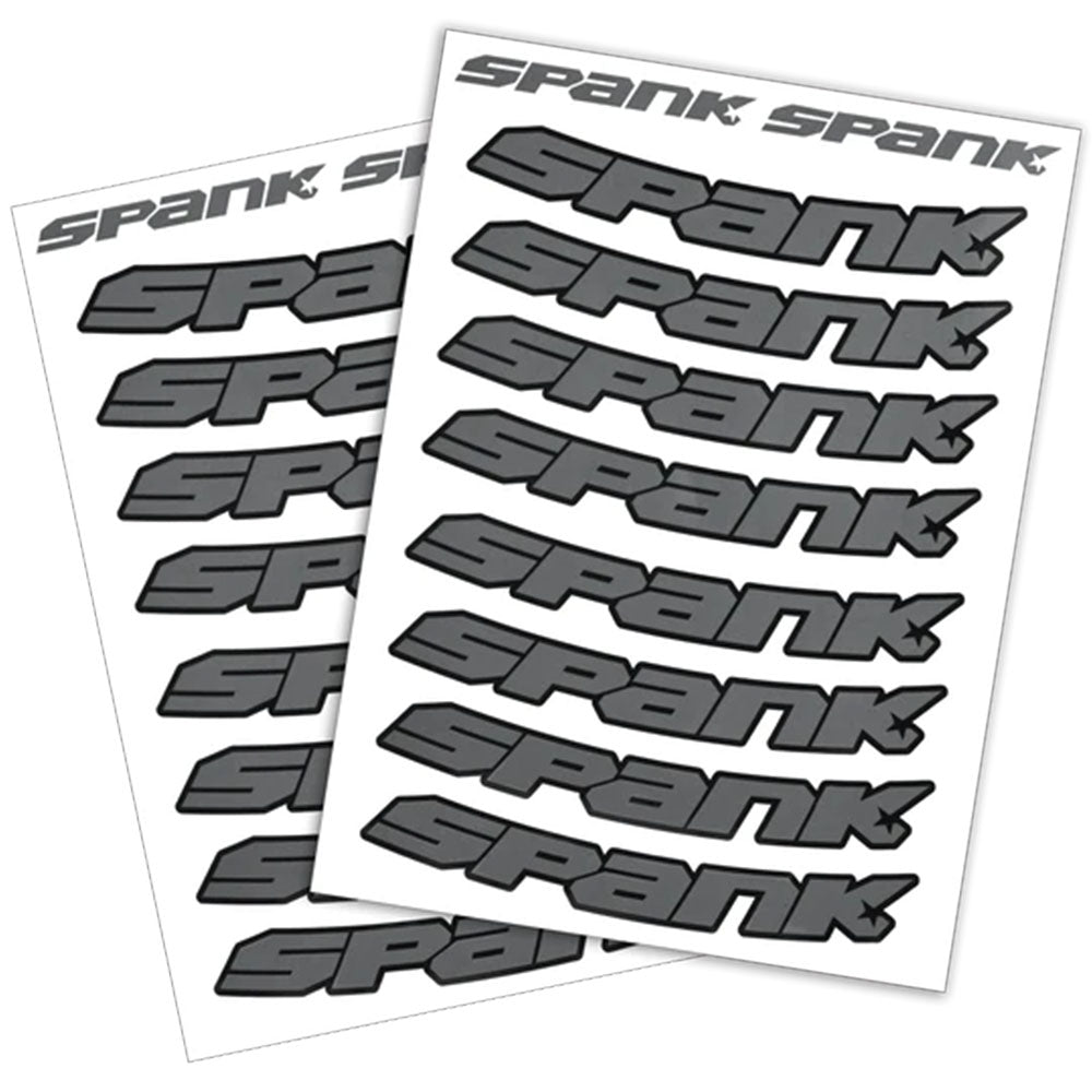 Wheel Parts & Accessories Spank Spank Spank Rim Decals - Grey Dim Gray