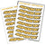 Wheel Parts & Accessories Spank Spank Spank Rim Decals - Gold Black