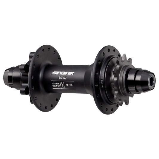 Hubs Spank Spank Singlespeed 6B Disc Rear Hub 32h 10x135 Bolt-On Dark Slate Gray