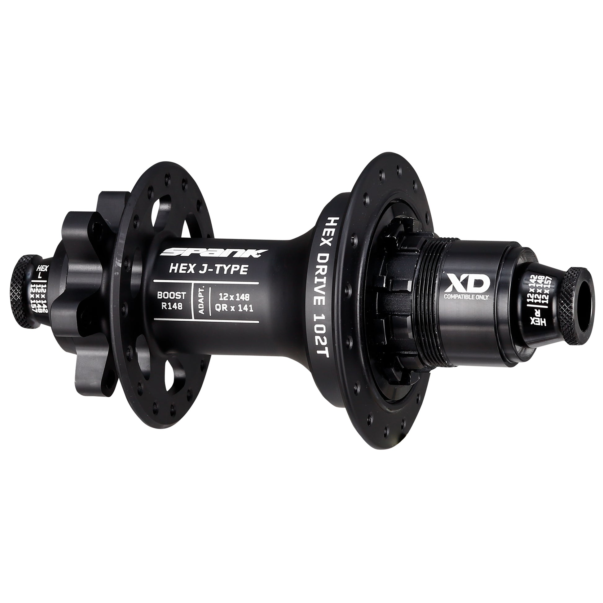 Hubs Spank Spank HEX J-Type 6B Disc Rear Hub 32h 12x148mm XD Dark Slate Gray