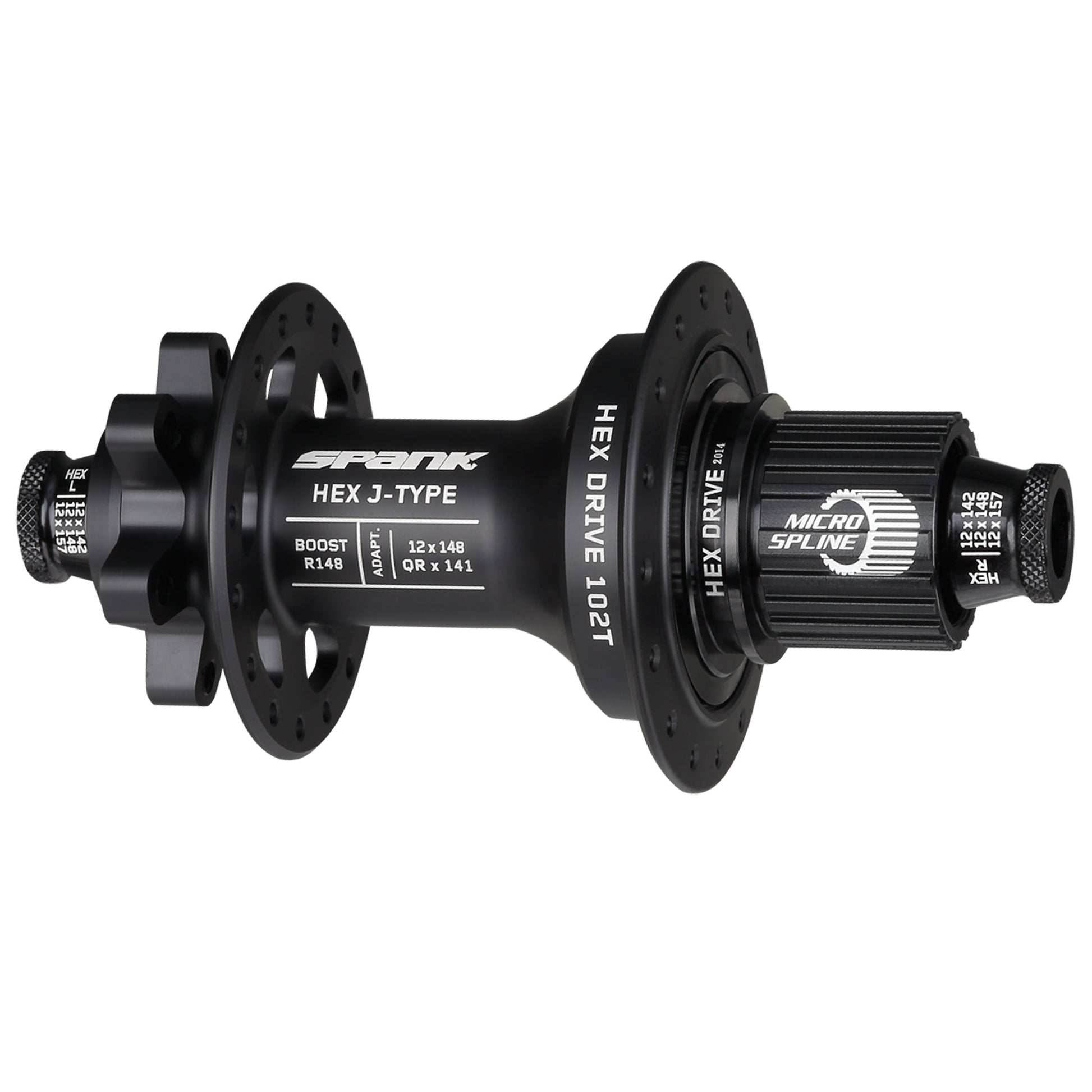 Hubs Spank Spank HEX J-Type 6B Disc Rear Hub 32h 12x148mm MS Dark Slate Gray
