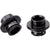 Hub Parts Spank Spank HEX 032 Front Hub End Cap Kit - 15x100/110mm TA Black