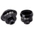 Hub Parts Spank Spank HEX Rear Hub End Cap Kit - QRx135/141mm Black