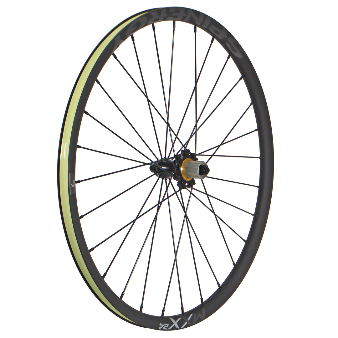 Wheels Spinergy Spinergy MXX24 29"  Rear HG Wheel Black QR Dark Slate Gray