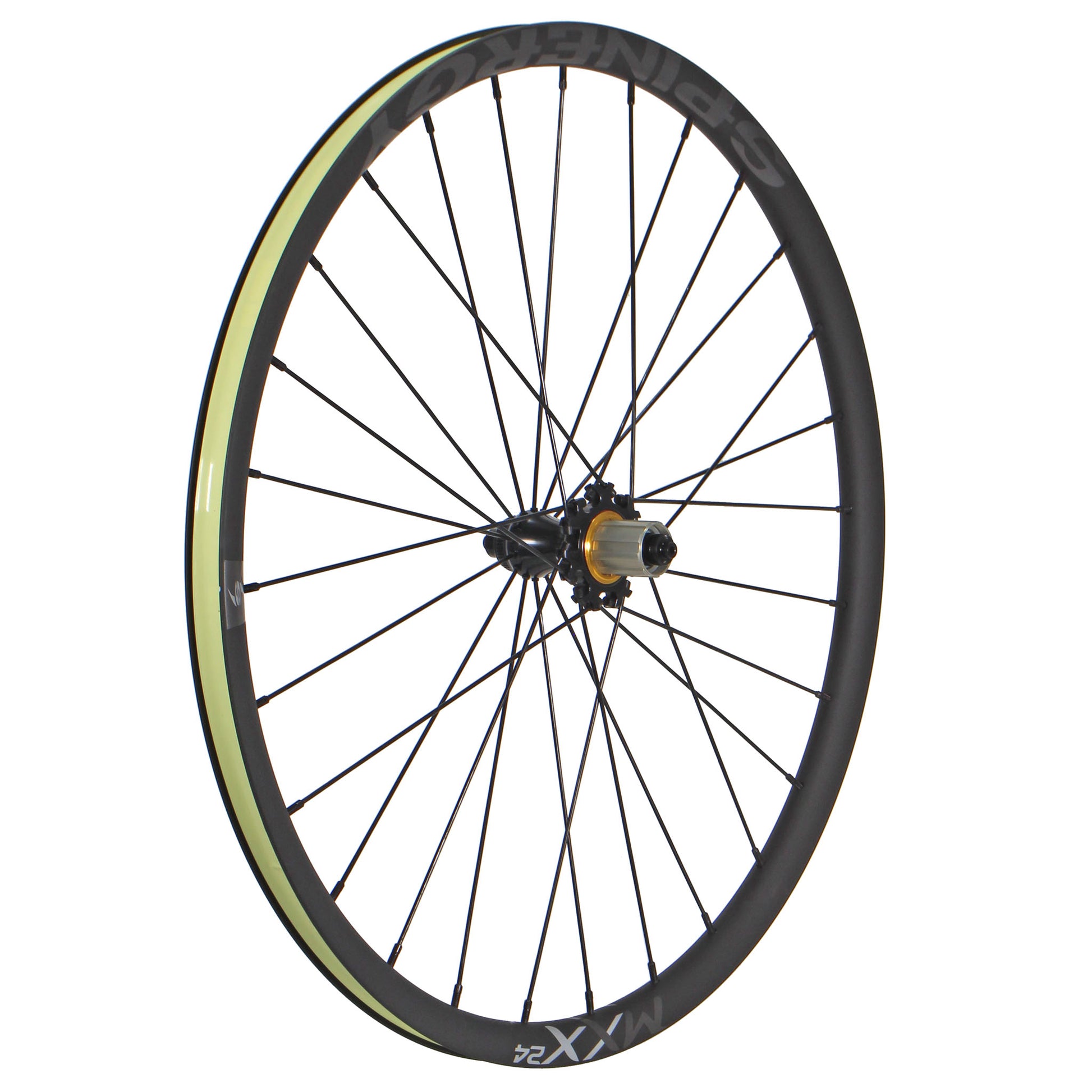 Wheels Spinergy Spinergy MXX24 29"  Rear HG Wheel Black QR Dark Slate Gray