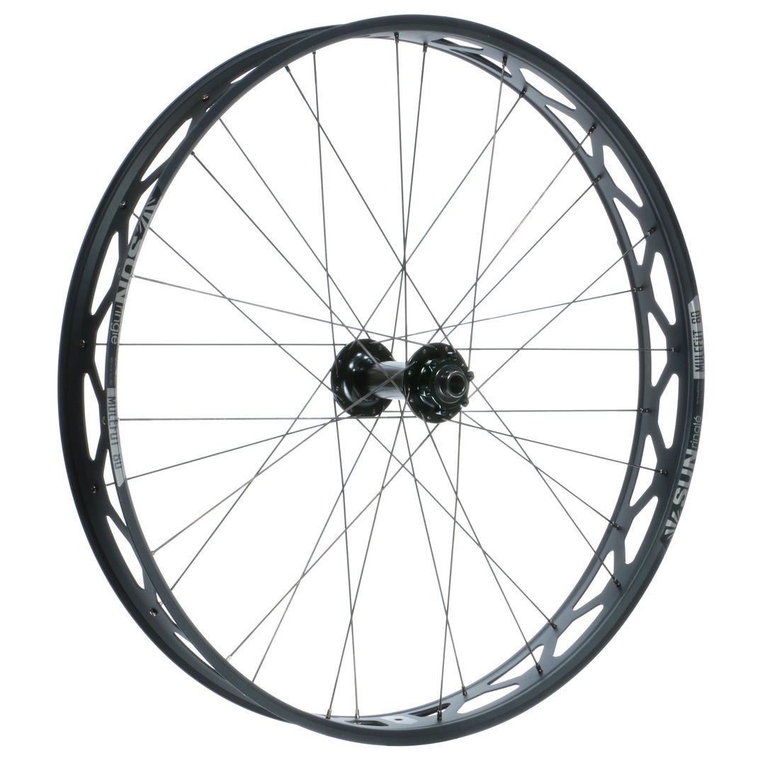 Wheels Sun Ringle SunRingle Mulefut 80 27.5" FatBike Front Wheel15x150mm Black Dark Slate Gray