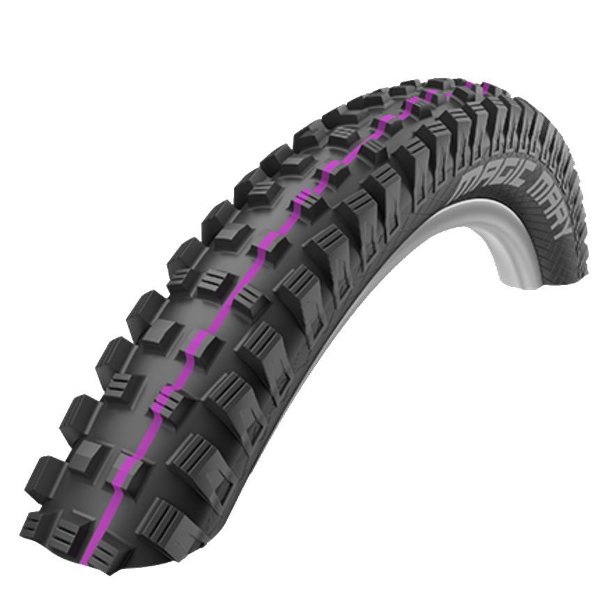 Tires Schwalbe Schwalbe Magic Mary Tire - 27.5 x 2.8" Tubeless Folding BLK Evolution Line Addix Soft Super Trail Dark Slate Gray
